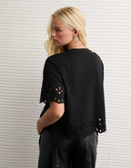 AE Boxy Eyelet T-Shirt