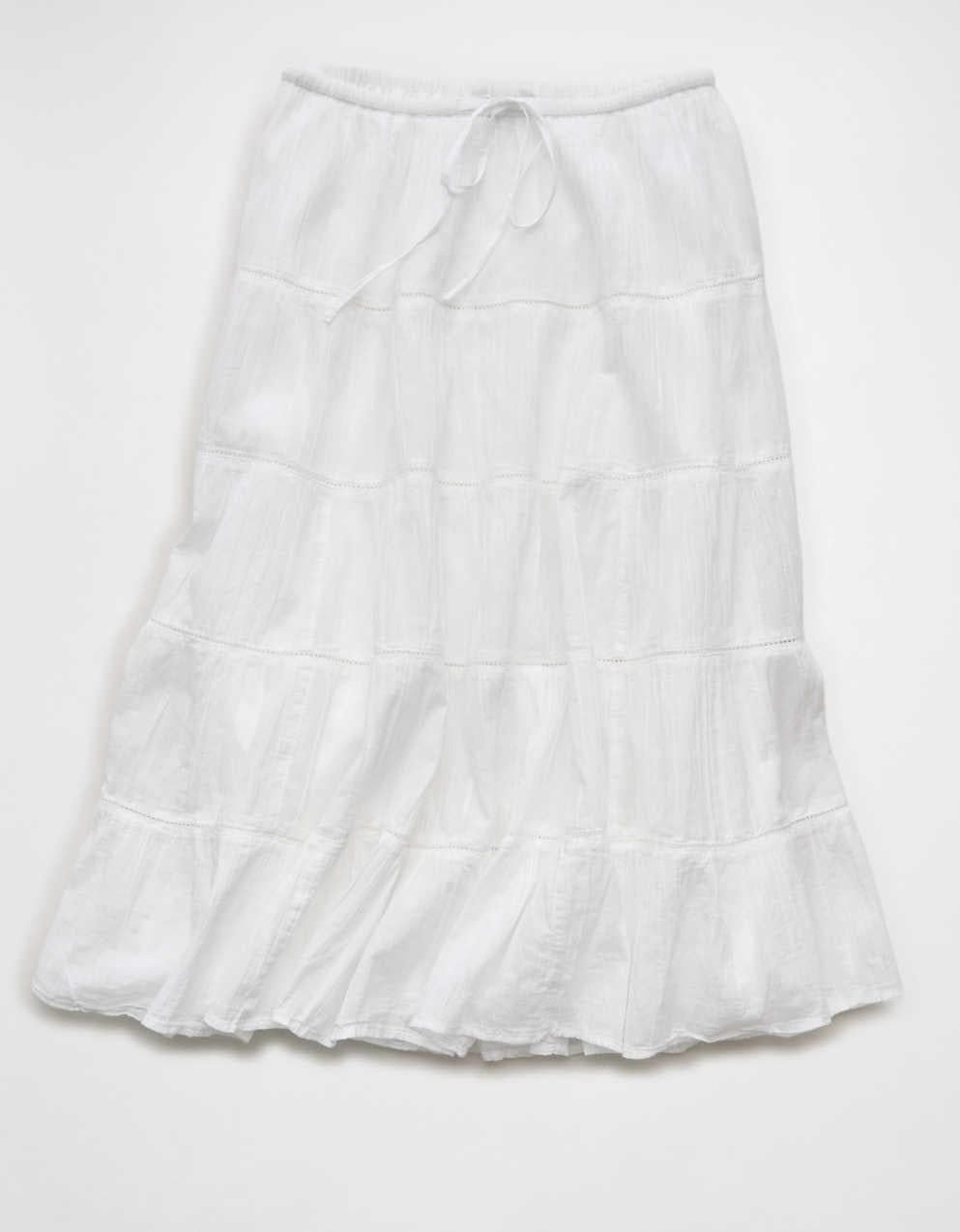 AE Tiered Midi Skirt