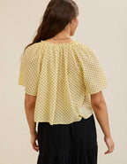Aerie Woven Button Blouse