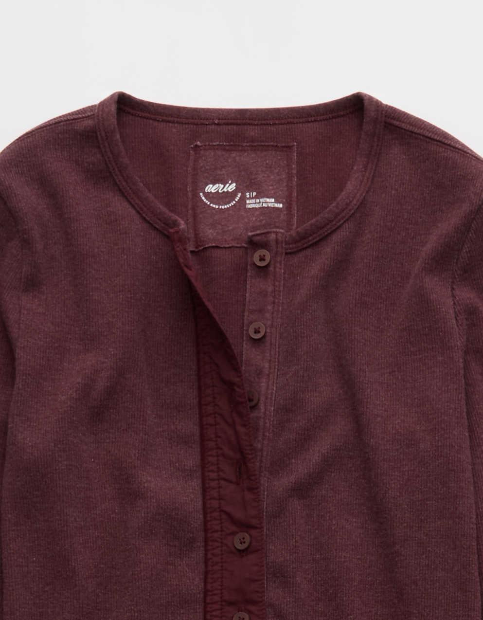Aerie Essential Henley Layering T-Shirt