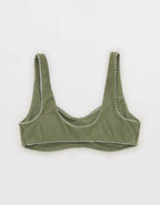 OFFLINE By Aerie Real Me XTRA Rib Picot Sports Bra