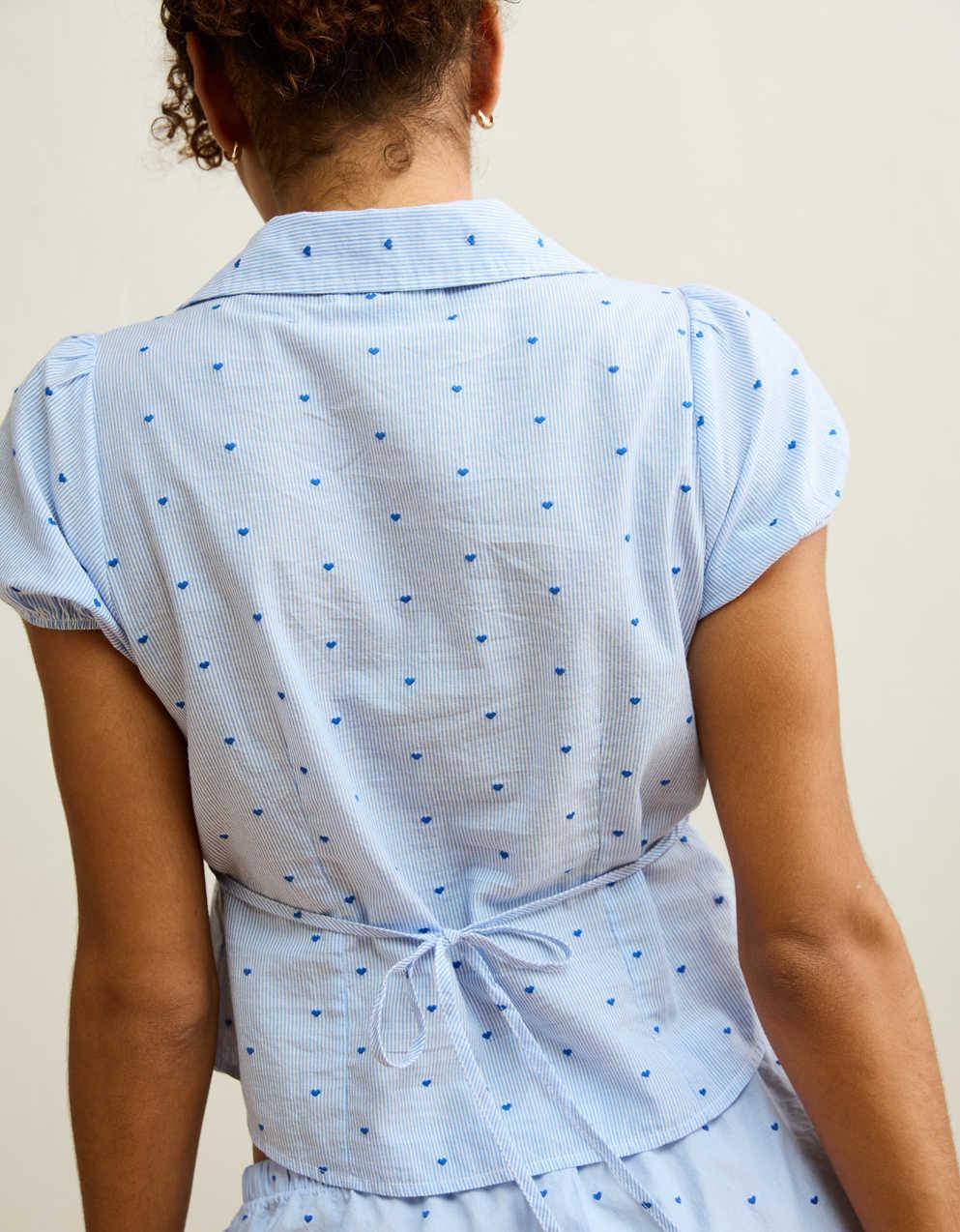 AE Short-Sleeve Button-Up Shirt