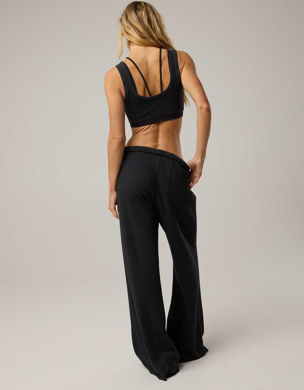 OFFLINE By Aerie OTT Fleece Super Wide Leg Pant