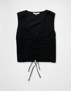AE Tie Front Quilted Vest