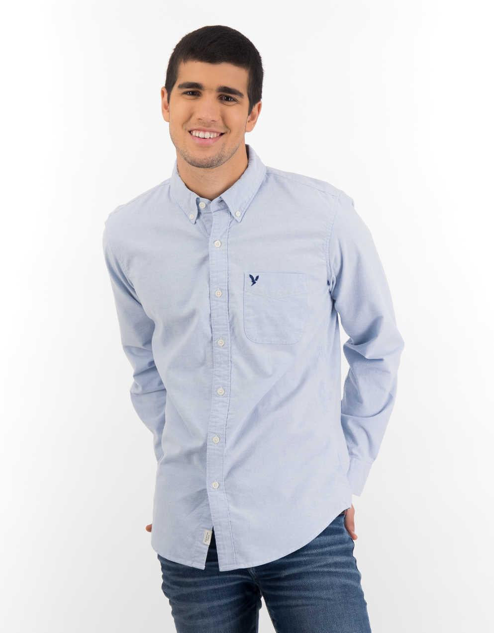 AE Slim Fit Flex Oxford Button-Up Shirt