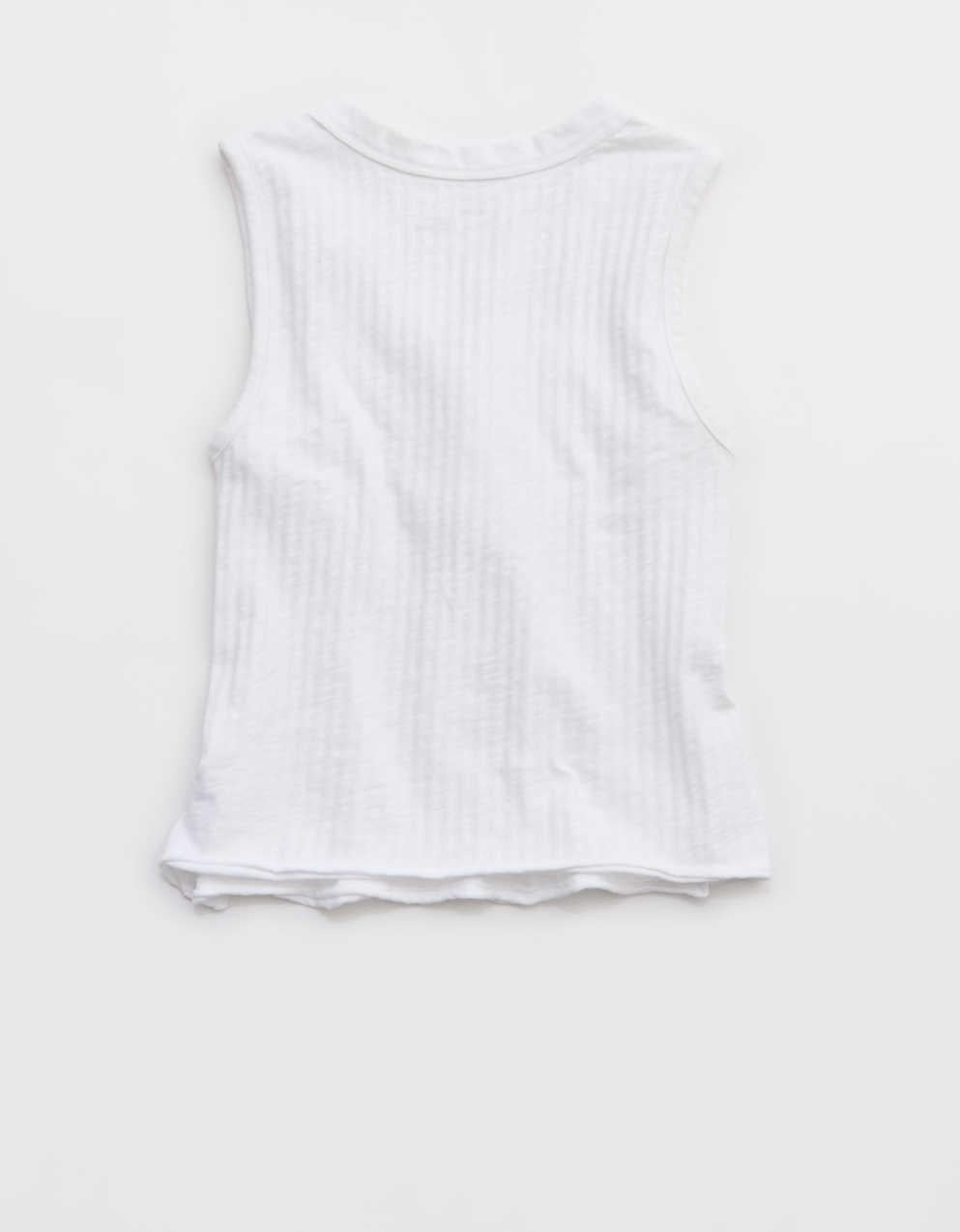 Aerie Shadow Stripe Henley Tank Top
