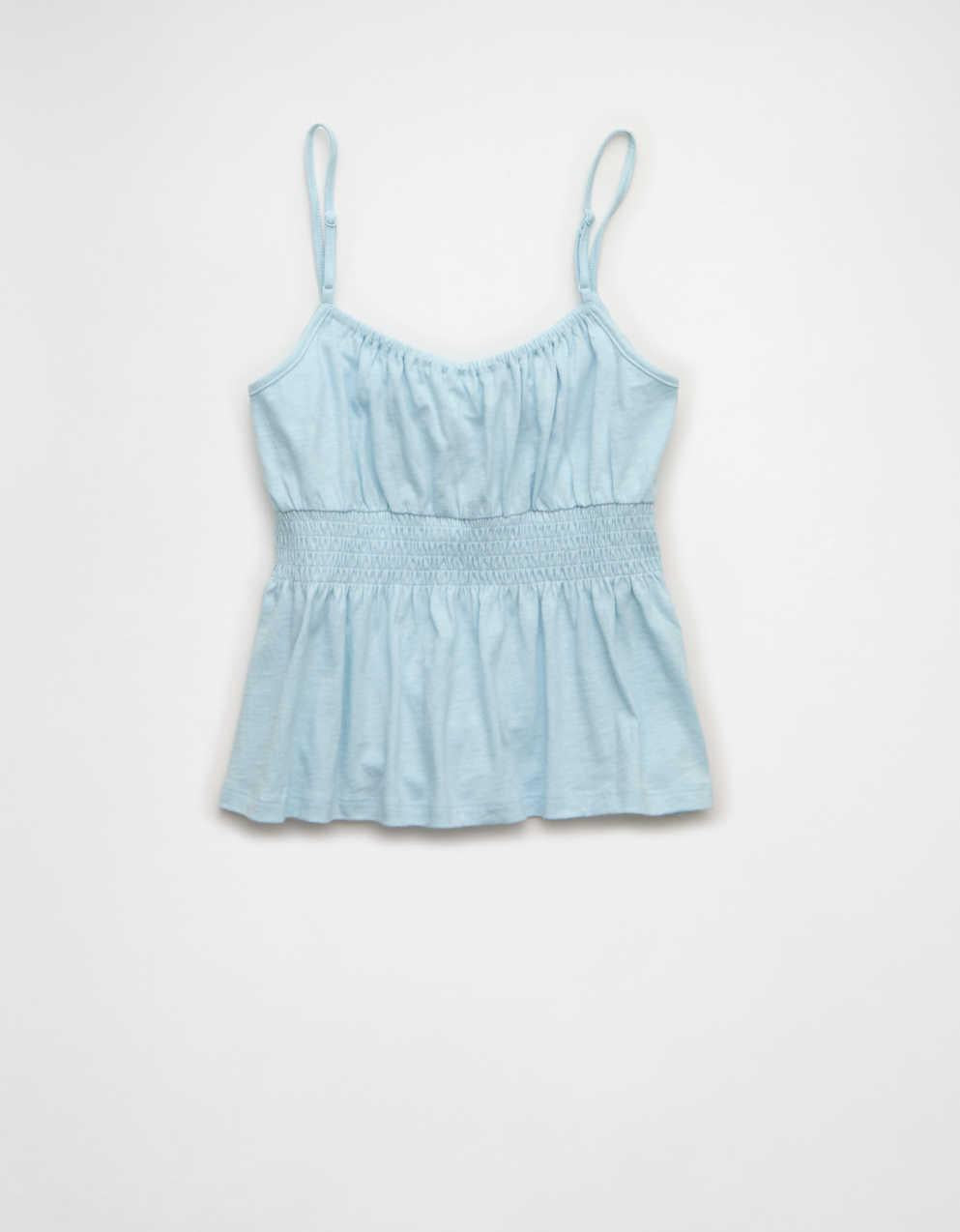 AE Sunchaser Tie-Front Smocked Cami