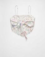 AE Linen-Blend Bandana Top