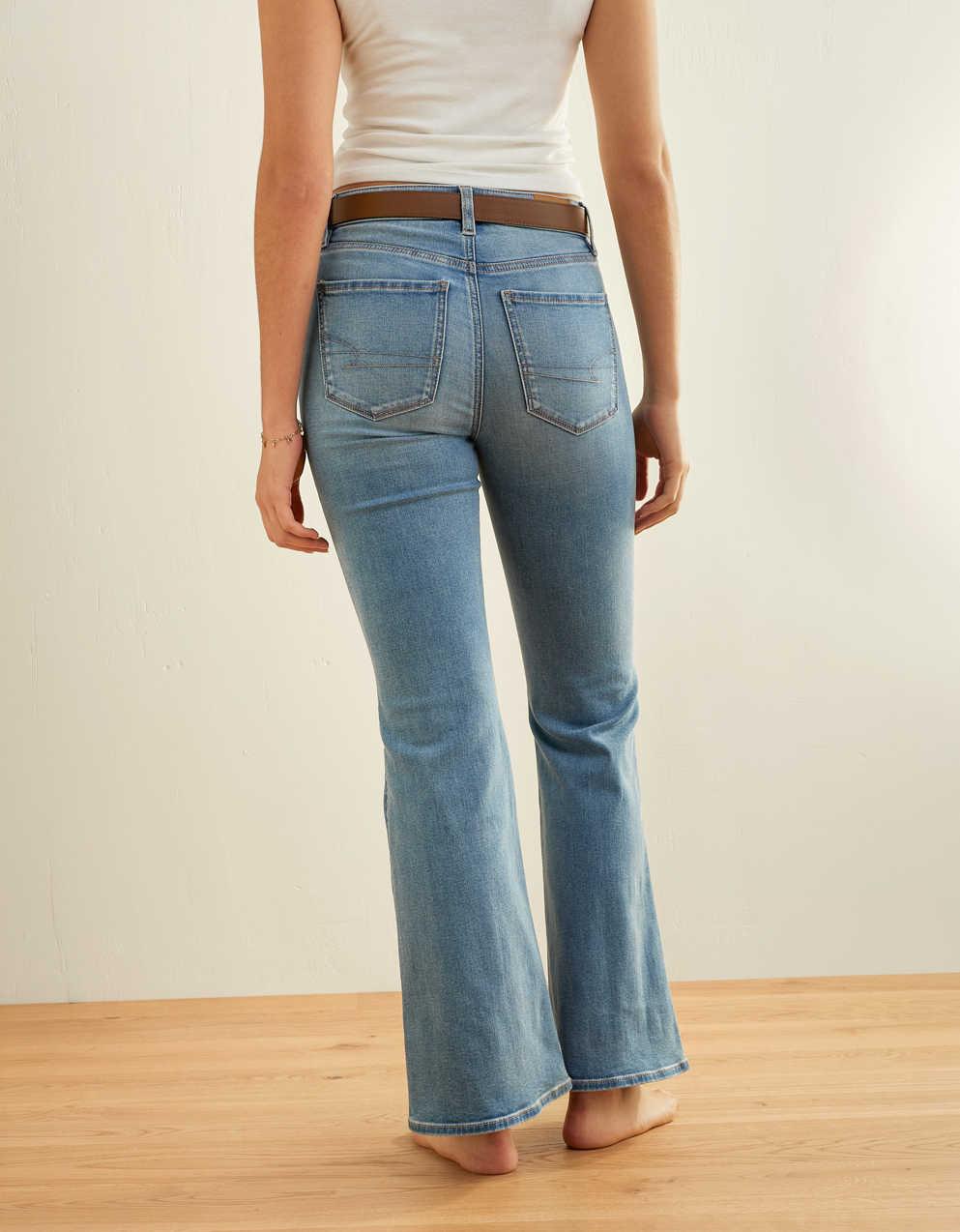 AE Next Level Super High-Waisted Flare Jean