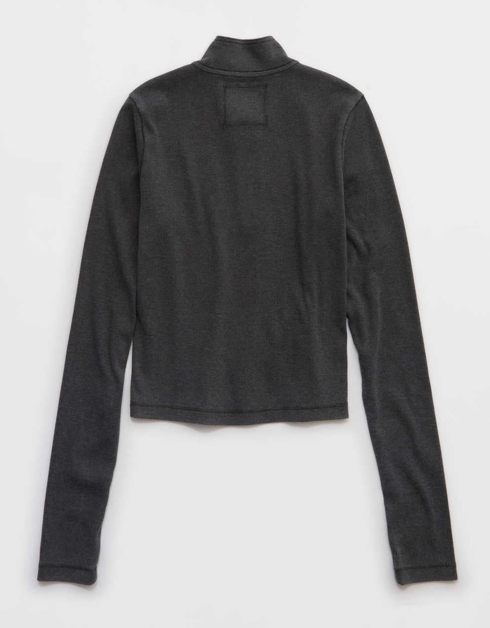 Aerie Long Sleeve Quarter Zip T-Shirt
