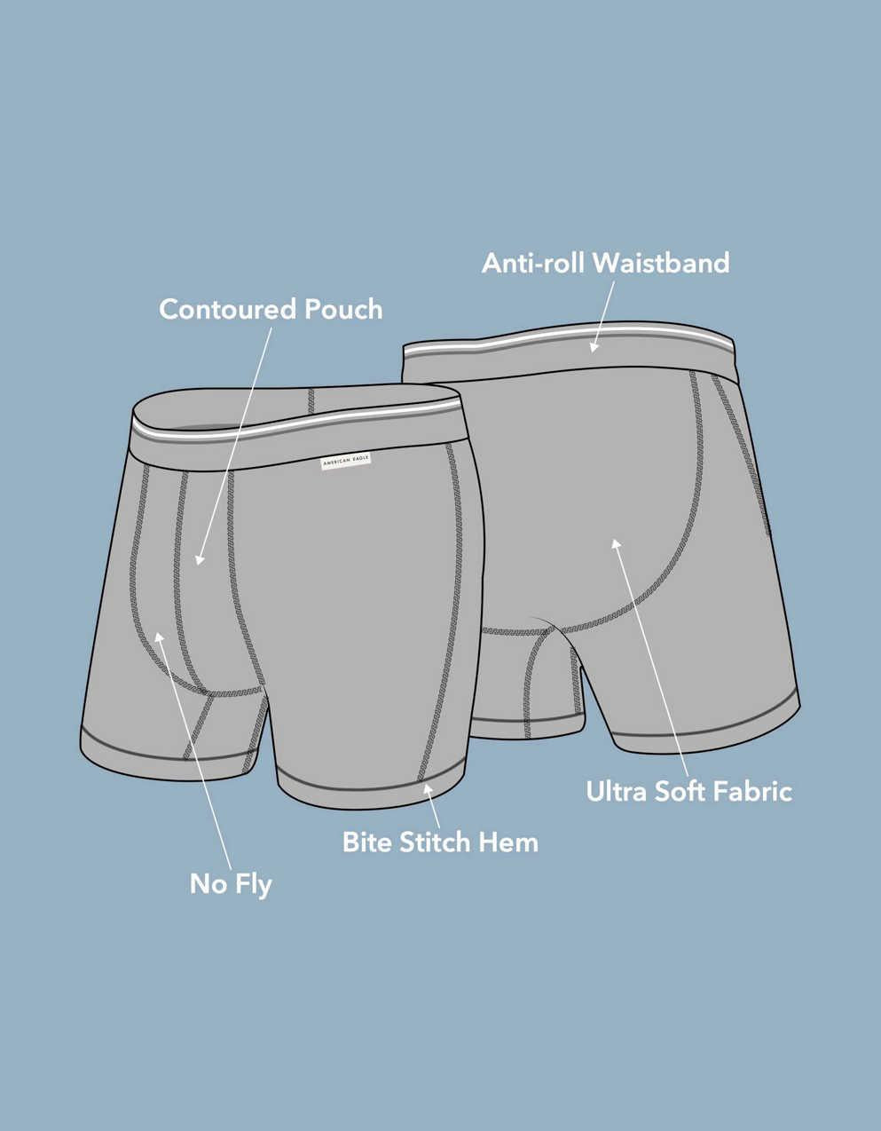 AEO Men's 6" Ultra Soft Boxer Brief