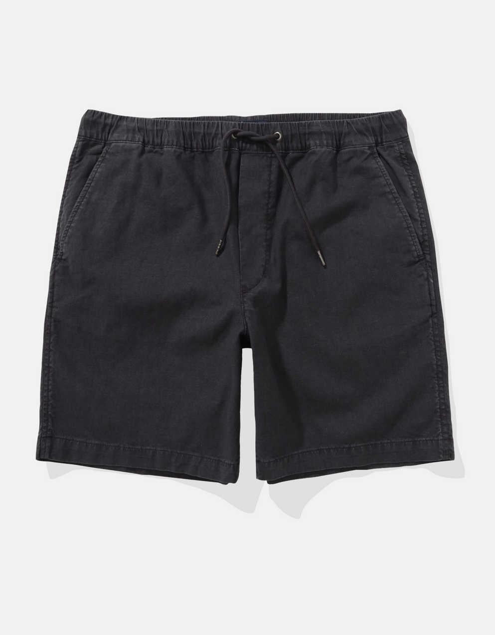 AE 8" Flex Lived-In Linen-Blend Trekker Short