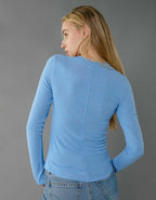 AE Long Sleeve Henley T-Shirt