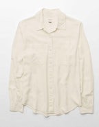 AE Bestie Long-Sleeve Button-Up Shirt