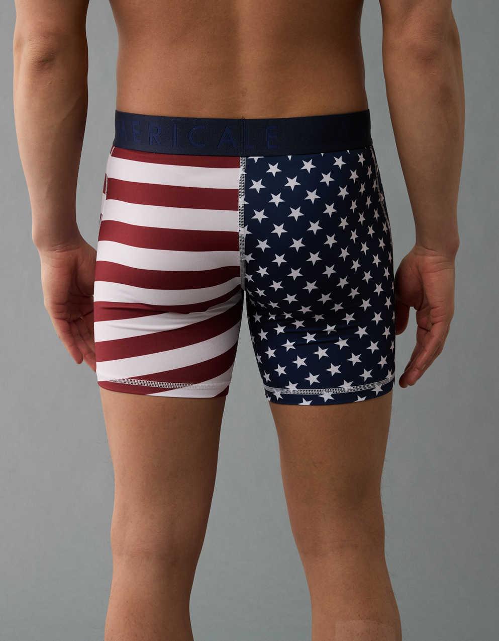 AEO Men's Stars & Stripes 6" Classic Boxer Brief