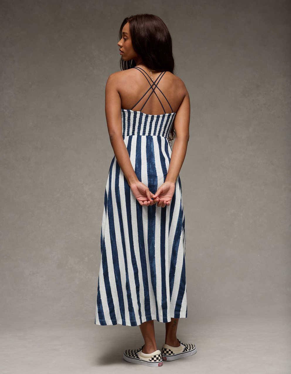 AE Sunchaser Smocked Maxi Dress