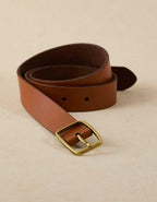 AE Rectangle Buckle Leather Belt
