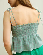 AE Smocked Button-Up Cami