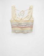 AE Pride Smocked Crop Top