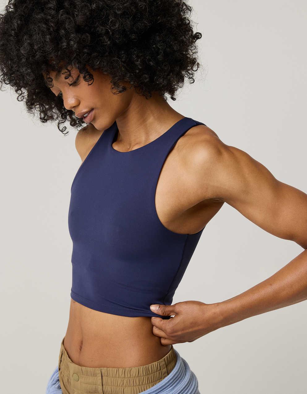 OFFLINE By Aerie Real Me XTRA High Neck Longline Sports Bra