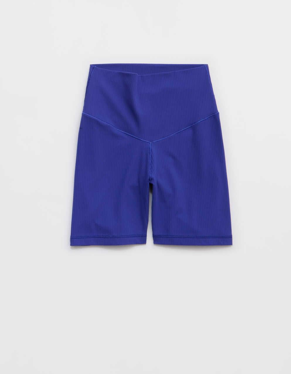 OFFLINE By Aerie Real Me XTRA Ribbed High Waisted 5" Bike Short
