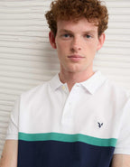 AE Slim Fit Logo Pique Polo Shirt