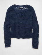 AE Open Stitch Cardigan