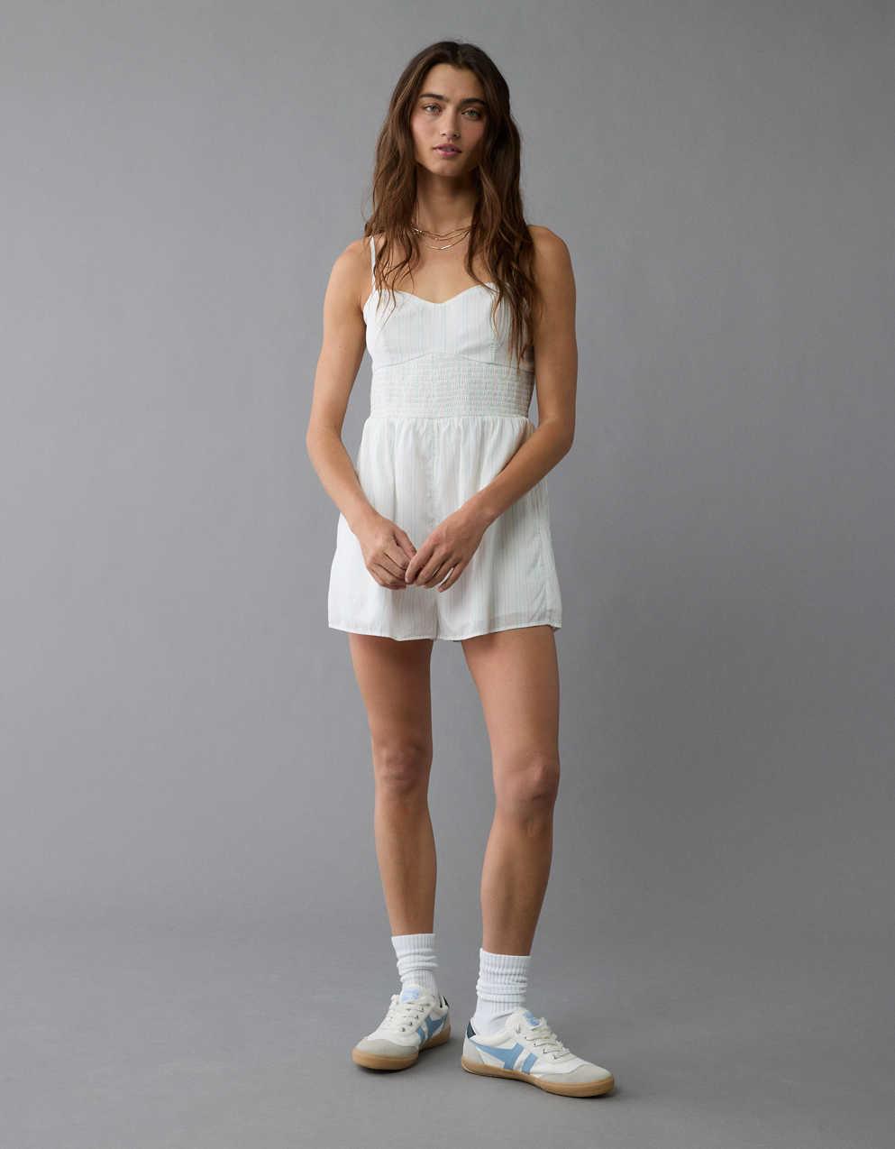 AE Pride Corset Striped Romper
