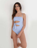 Aerie Ribbed Wrap Tie One Piece
