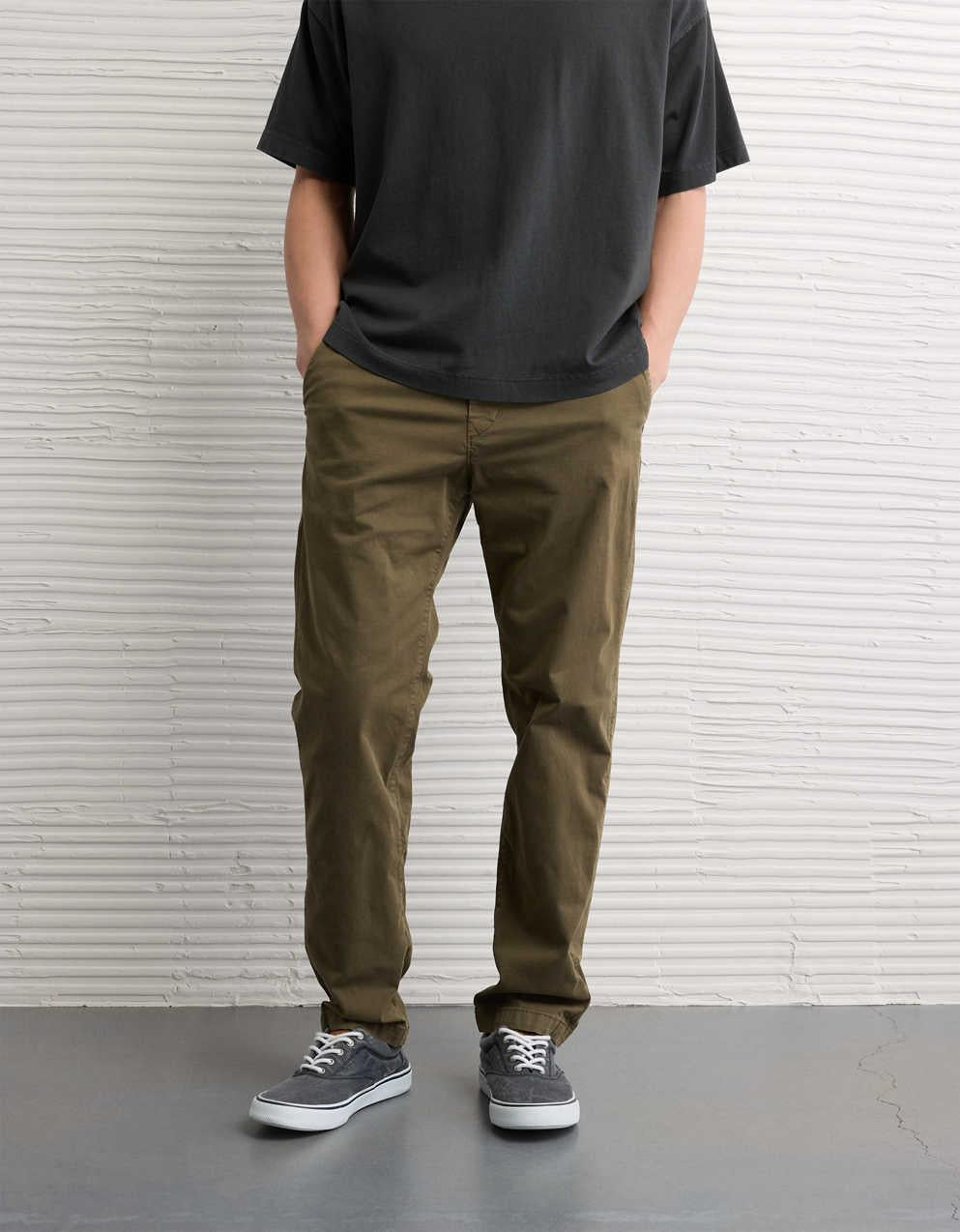 AE Flex Original Straight Lived-In Khaki Pant