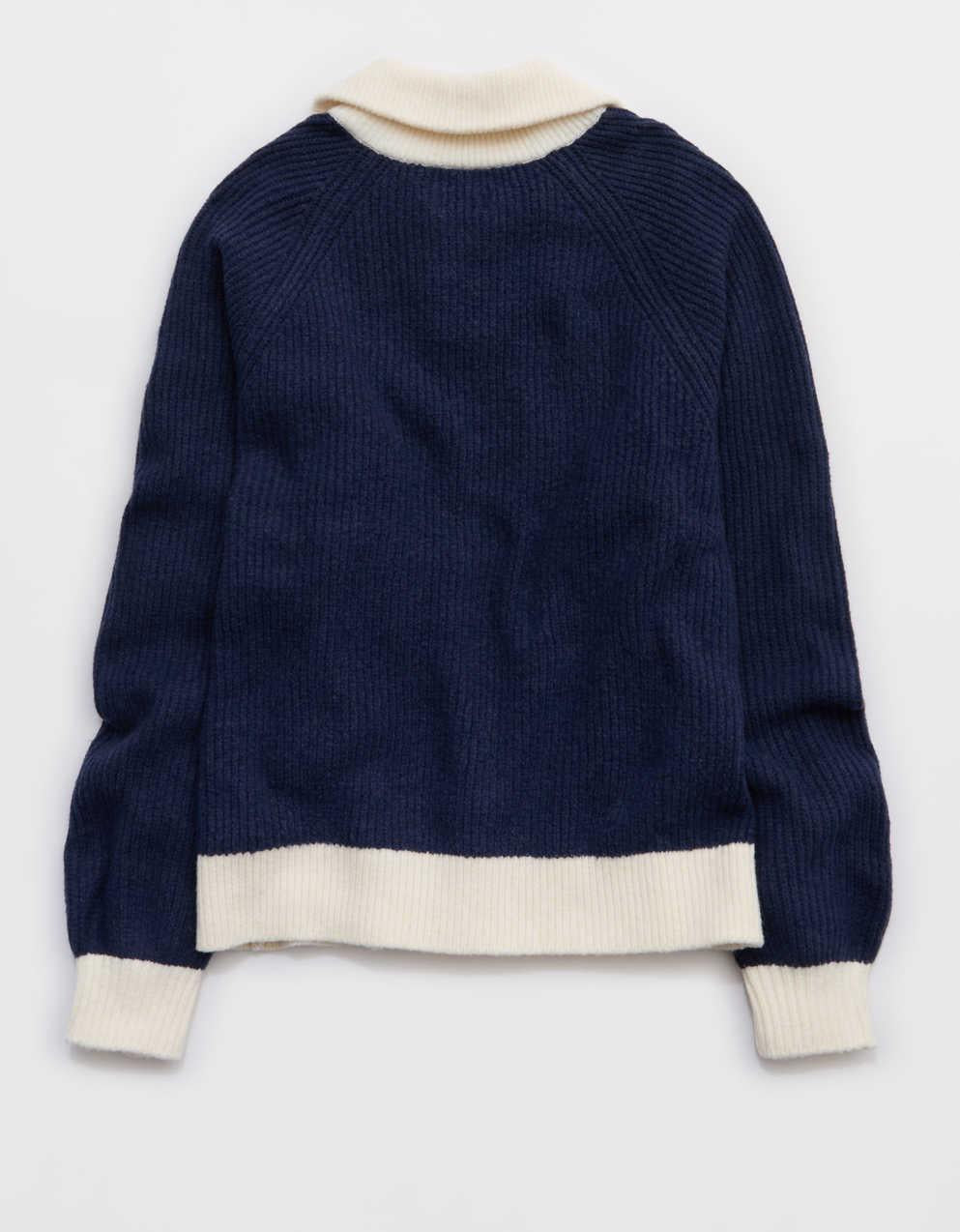 Aerie Classic Quarter Button Sweater