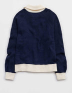 Aerie Classic Quarter Button Sweater