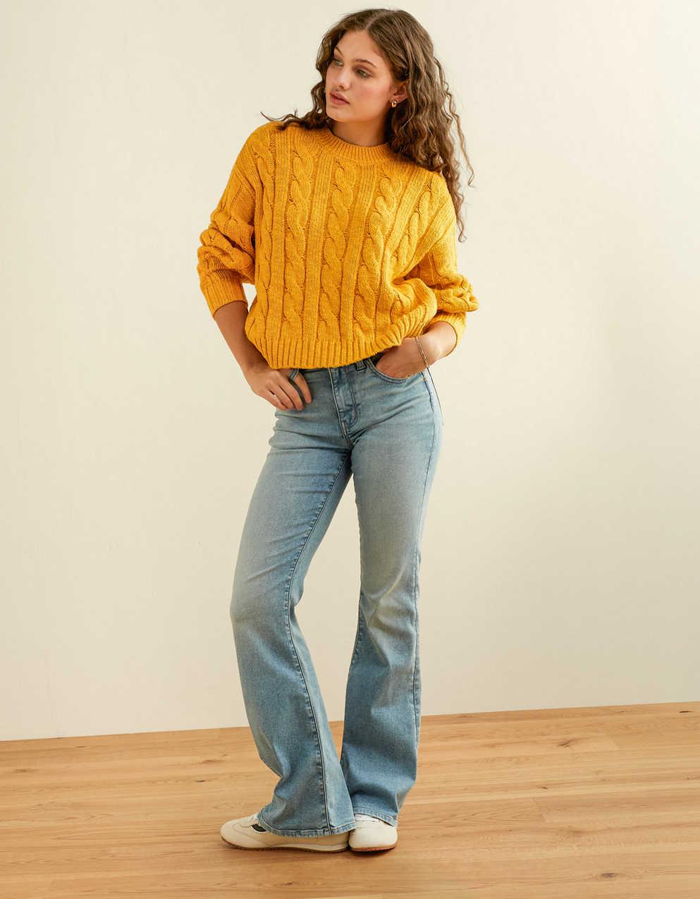 AE Super High-Waisted Flare Jean