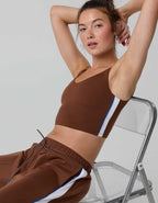 OFFLINE By Aerie Real Me Track Low Key Longline Sports Bra