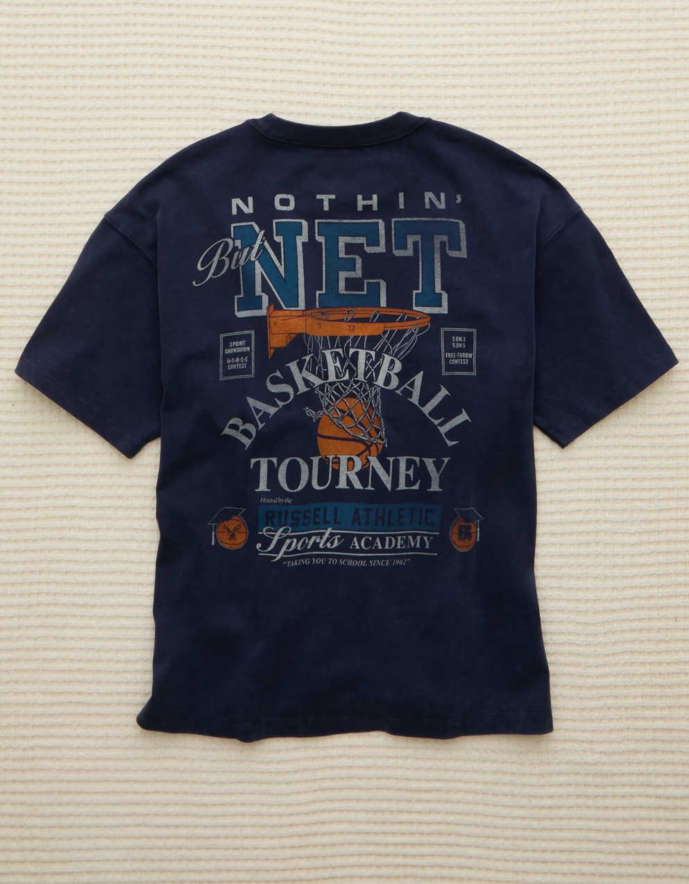 AE x Russell Athletic Heavyweight Basketball Graphic T-Shirt