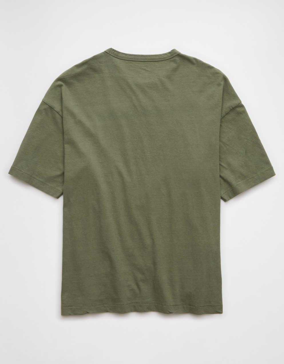 AE Boxy Linen-Blend T-Shirt