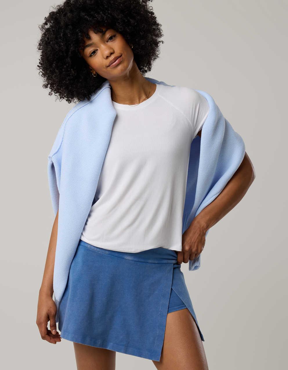 OFFLINE By Aerie Thumbs Up Ribbed T-Shirt