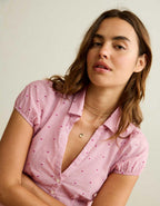 AE Short-Sleeve Button-Up Shirt