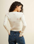 AE Cable-Knit Cardigan Sweater