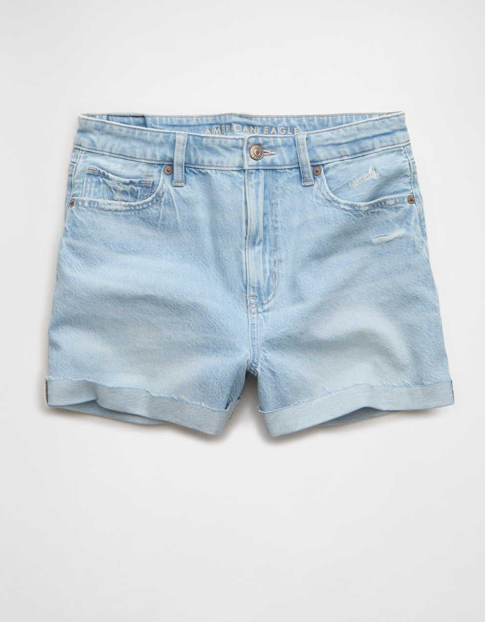 AE Strigid Super High-Waisted Mom Short