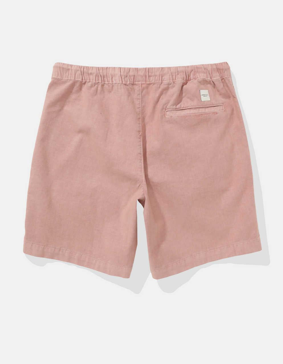 AE 8" Flex Lived-In Linen-Blend Trekker Short