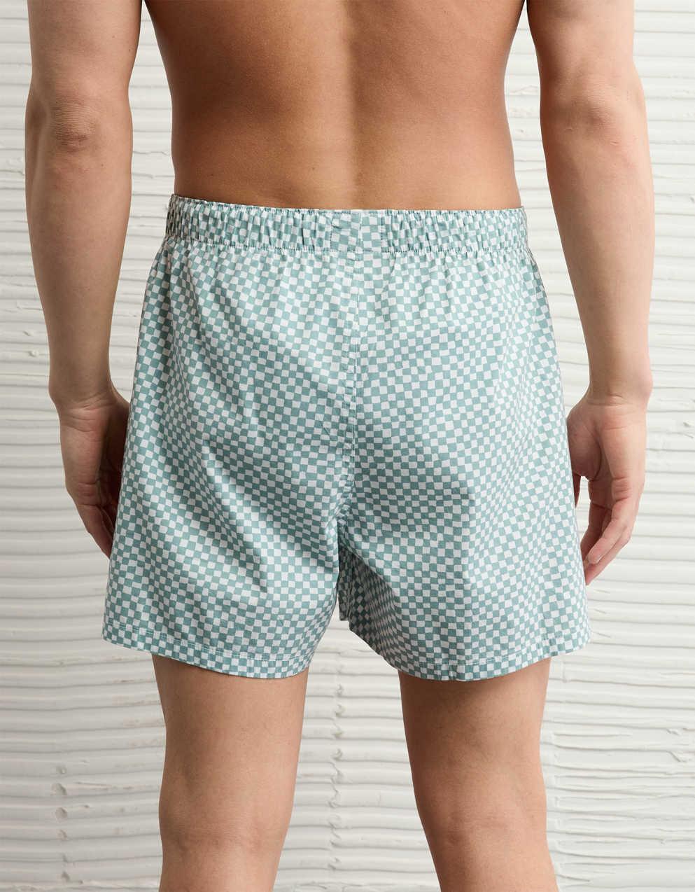 AEO Men's Checkerboard Stretch Boxer Short
