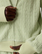 OFFLINE By Aerie Cable Lounge Full Zip