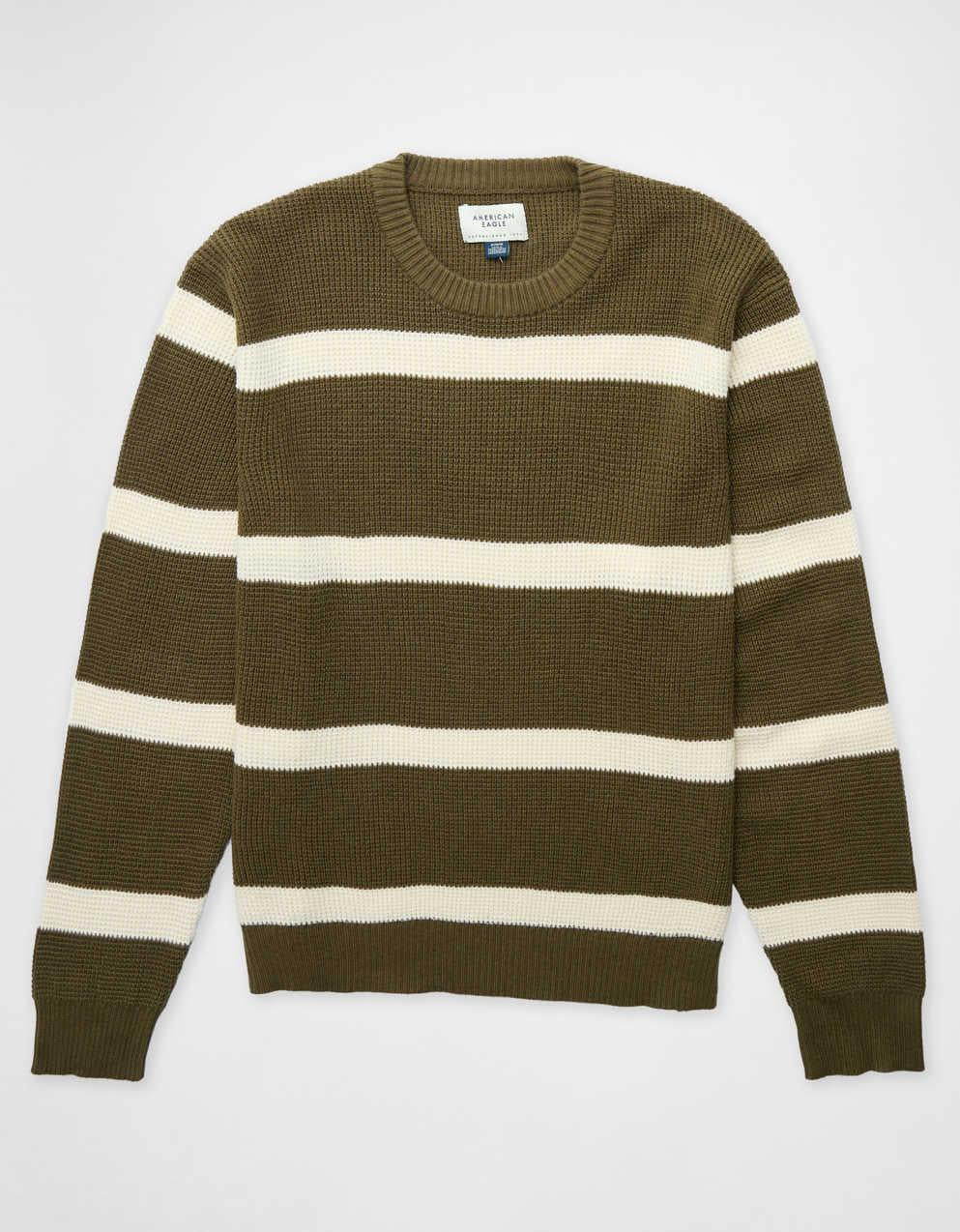 AE Waffle Crew Neck Sweater