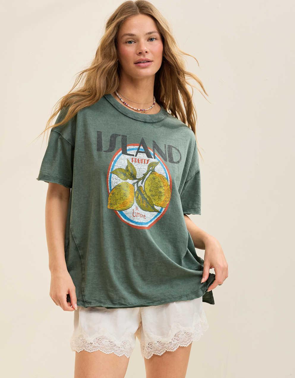 Aerie Oversized Crew Boyfriend T-Shirt