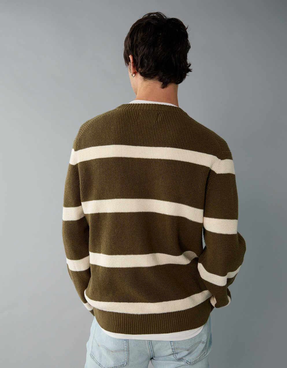 AE Waffle Crew Neck Sweater