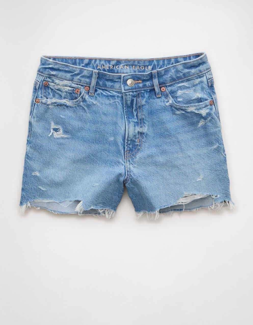 AE 3" Strigid Super High-Waisted Relaxed Denim Short