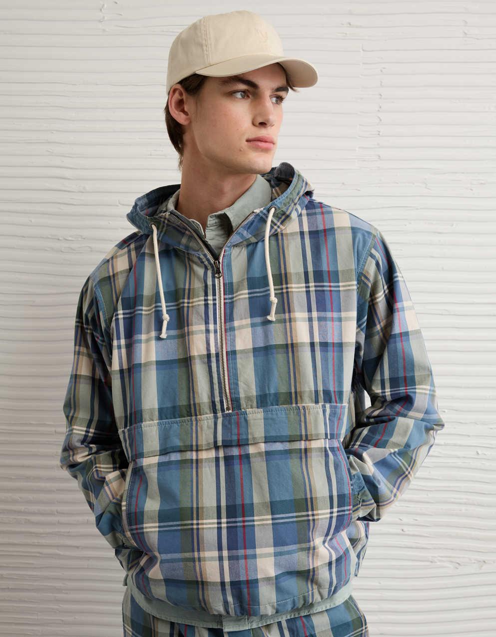 AE Plaid Anorak Jacket