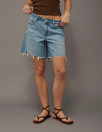 AE Dreamy Drape Low-Rise Baggy 8" Jort