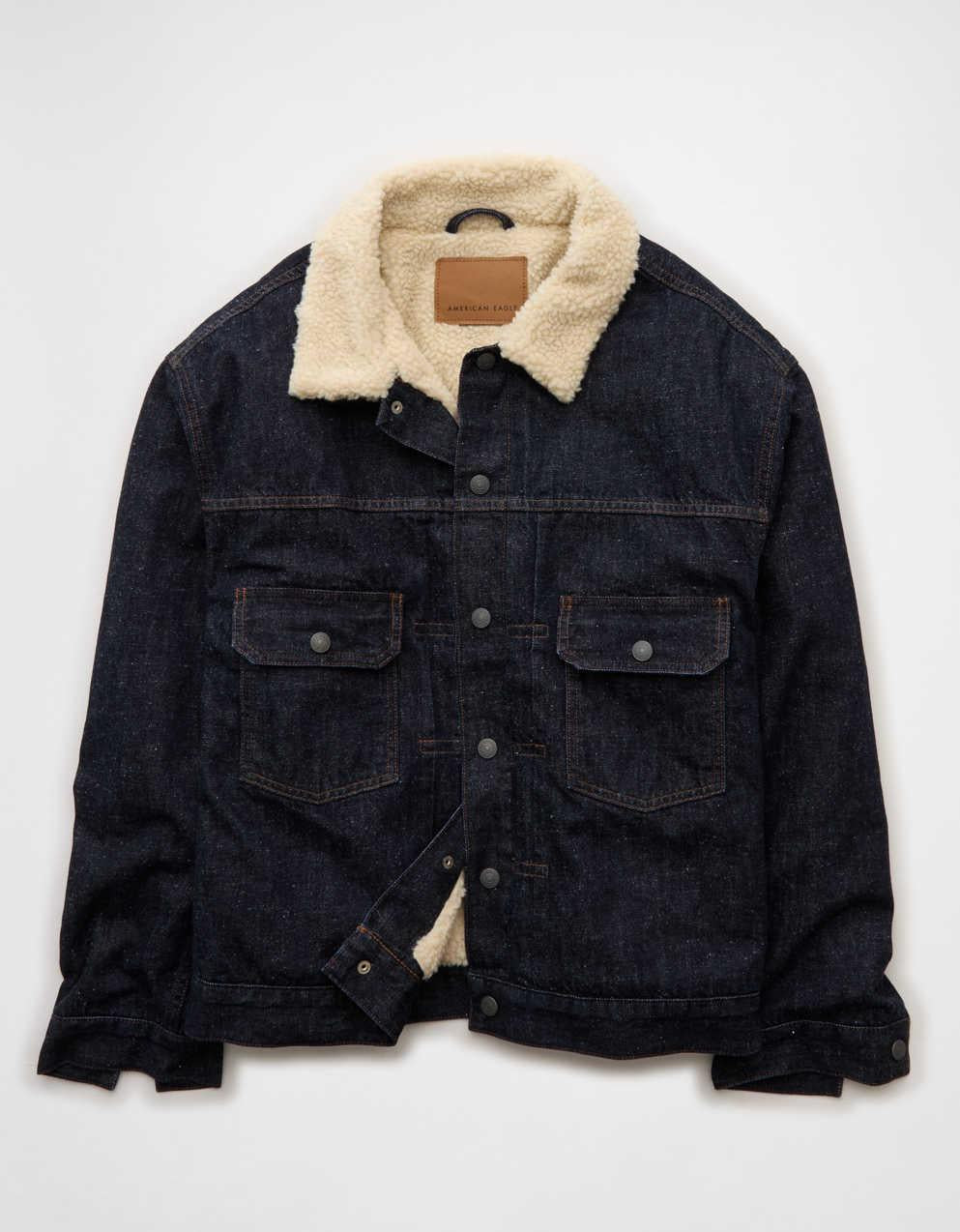 AE Sherpa Denim Jacket